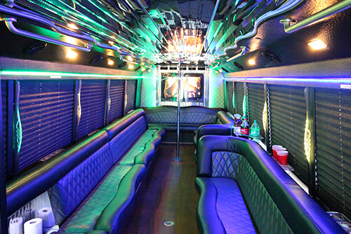 party bus with dance hall